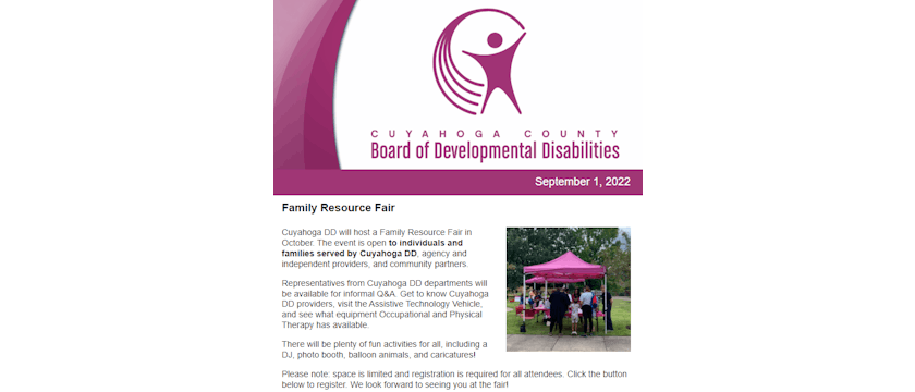 cover of September 2022 electronic newsletter