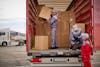 Men unloading Truck